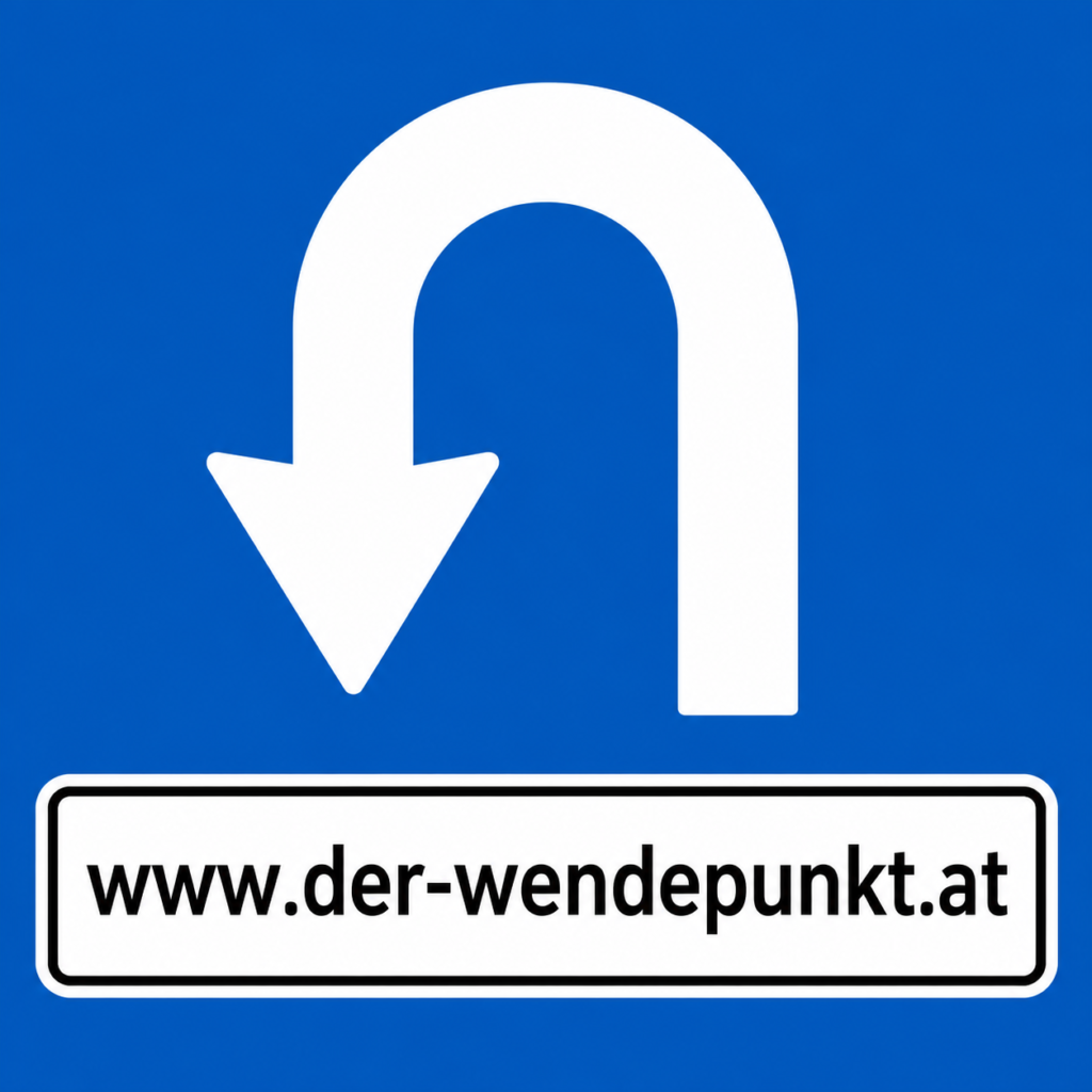 Wendepunkt-Logo mit Wendepfeil